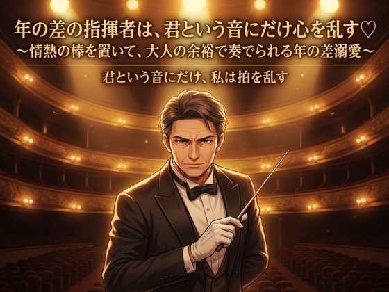 年の差の指揮者は、君という音にだけ心を乱す♡〜情熱の棒を置いて、大人の余裕で奏でられる年の差溺愛〜【年の差/芸術家/溺愛/バイノーラル】
