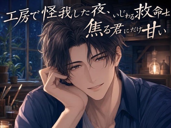 工房で怪我した夜、いじわる救命士は焦る君にだけ甘い♡〜応急処置のふりで関西弁の耳舐めされる、鼓動そのまま生中出し〜【関西弁/バイノーラル】